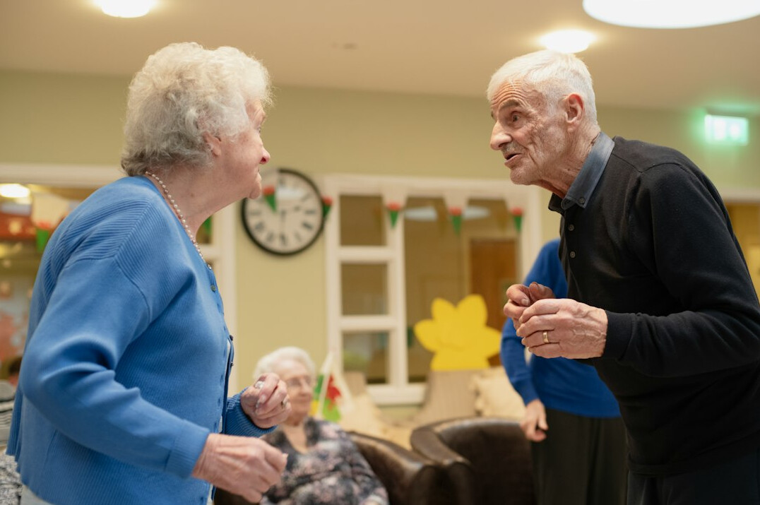 elderly people in community